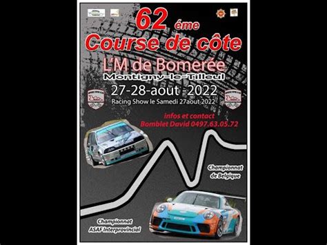 Course de Côte de lM de Bomerée 62e édition YouTube