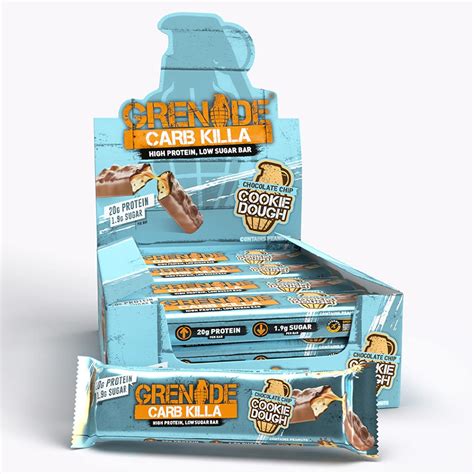 Grenade Carb Killa High Protein And Low Carb Barra Sabor Choc Chip