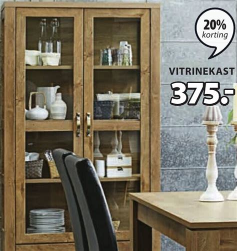 Vitrinekast Aanbieding Bij Jysk