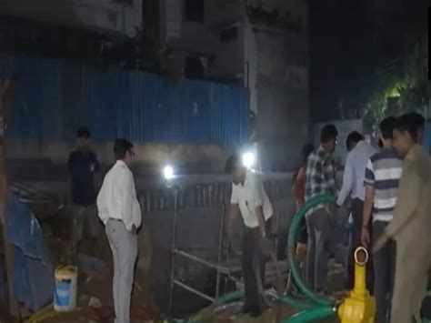 Under Construction Building Basement Collapsed Labourers Trapped