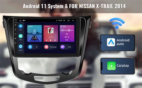 Podofo Android 11 Autoradio Für Nissan X Trail Qashqai J11 Rouge 2014