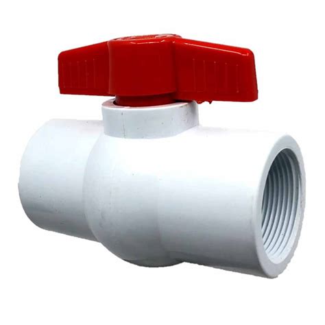 PVC Ball Valve Female BSP Threaded Both Ends ERA AS Valve