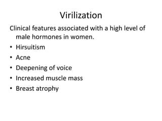 virilization pptx