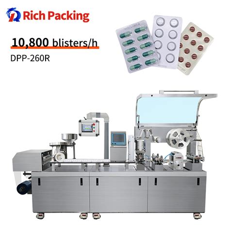 Automatic Flat Plate Alu Alu Alu Plastic Pill Blister Packing Capsule