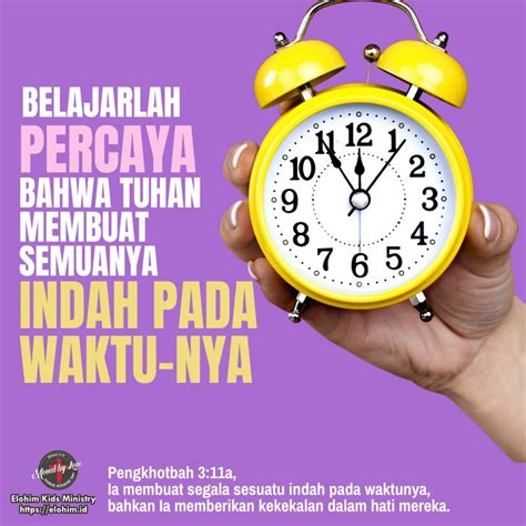 SEMUA INDAH PADA WAKTUNYA Elohim Ministry