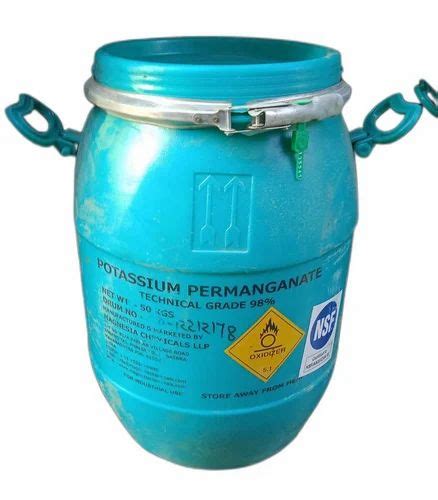 Potassium Permanganate Kmno4 Powder And Crystal 50kg Drum At Rs 170kg In New Delhi