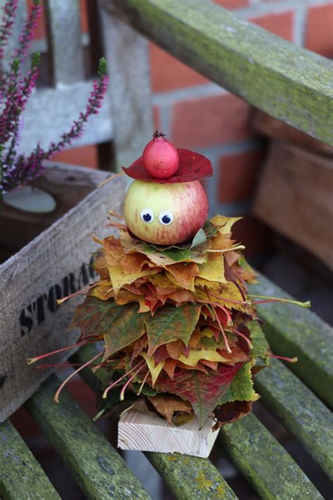 Herbst Diy Bl Tterm Nnchen Basteln Mit Kindern Lavendelblog