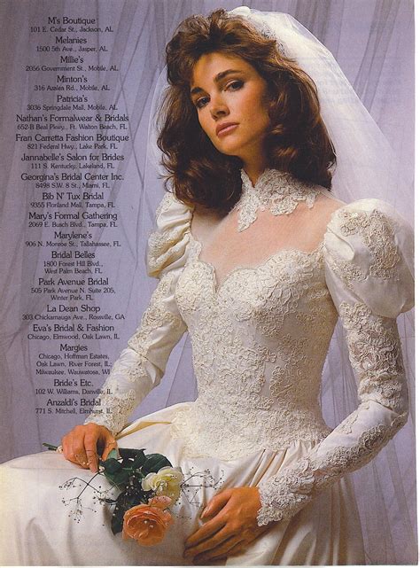 Pin By Petra Von Straks On Vintage Weddingdress Ads Clips 1980s