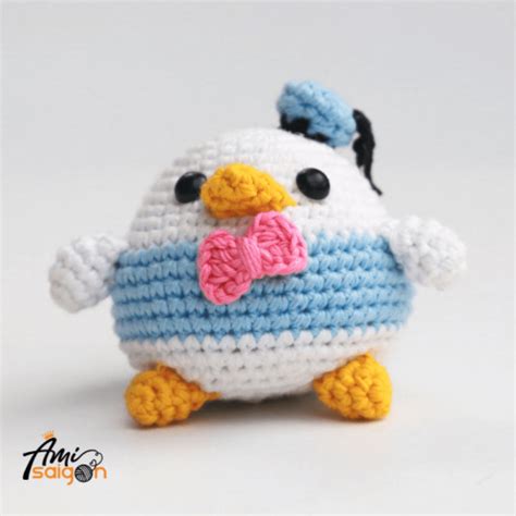 Free Crochet Pattern Donald Amigurumi Ami Saigon