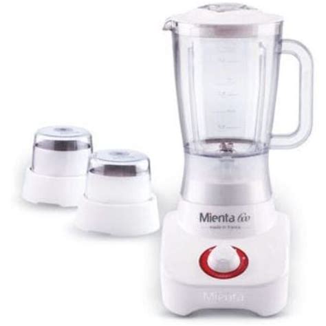 Mienta Countertop Blender With Mills Liter Watt White