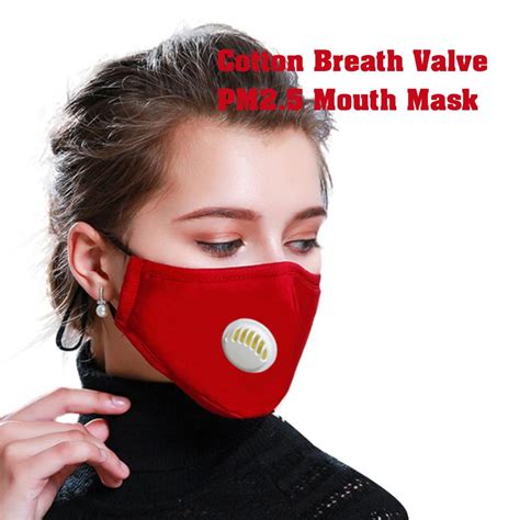 Buy Pm25 Anti Cotton Haze Mask Breath Valve Anti Dust Activated Carbon Filter Respirator Mouth