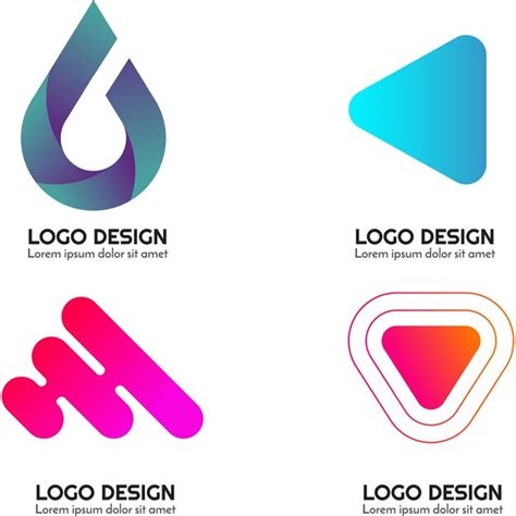 Uma Bela Coleção De Designs De Logotipos Totalmente Editáveis Em Vetor