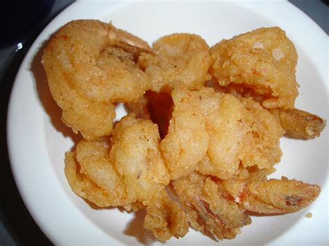 fried butterflied shrimp