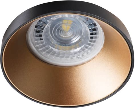 Kanlux Simen Einbau Downlight Max W Gx Gu Schwarz Gold Ab