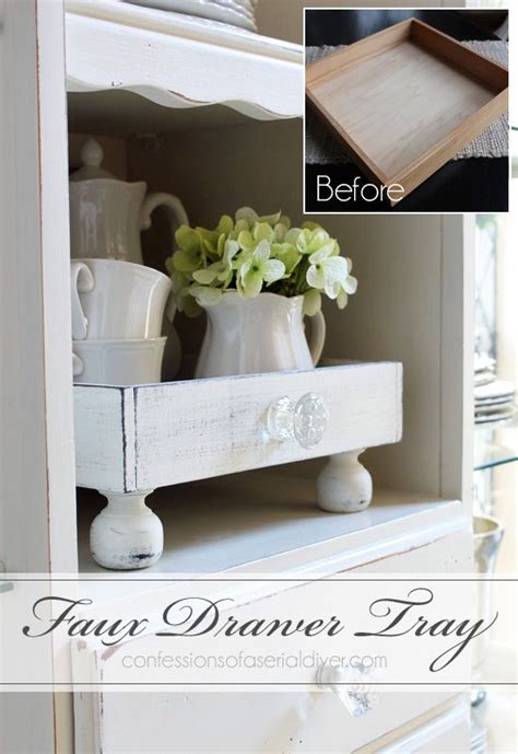 Faux Drawer Tray Confessions Of A Serial Do It Yourselfer Drawers