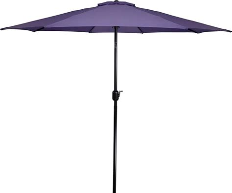 Northlight 9ft Outdoor Patio Market Umbrella With Hand Crank And Tilt Purple