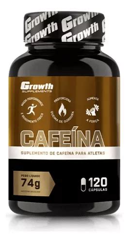 Cafeína 420mg 120 Caps Thermogênico Growth Supplements Parcelamento