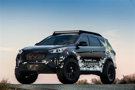 Hyundai Rockstar Santa Fe Concept Off Roader Showcased At Sema