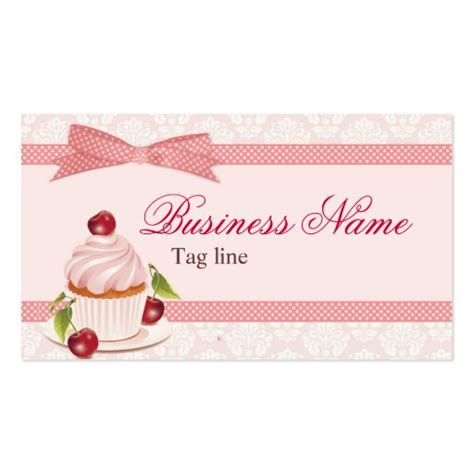 Sweet Cupcake Business Card Template | Zazzle