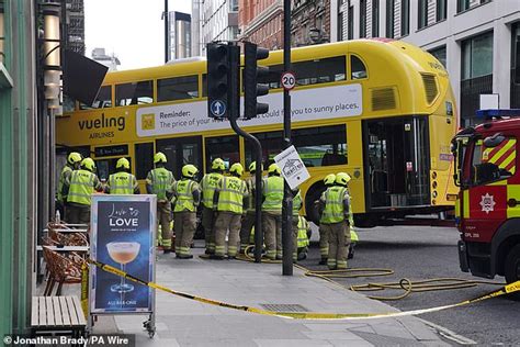 Double Decker Bus Crash In Central London Leaves One In Hospital