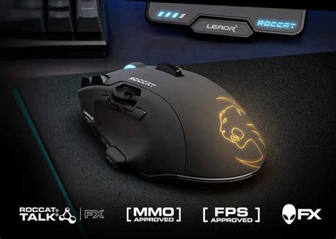 Roccat Leadr Wireless Gaming Mouse Promises Zero Lag Geeky Gadgets