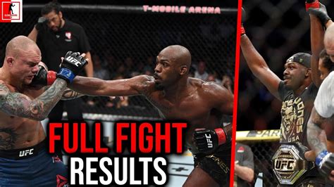 Jon Jones Vs Anthony Smith Ufc 235 Full Fight Results Youtube