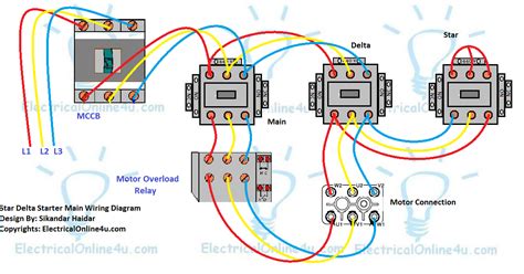 Diagram Star Delta 3 Phase Diagram Star Delta Starter Cont