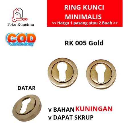 Jual Cover Cylinder Penutup Lubang Kunci Pintu Ring Kunci Silinder