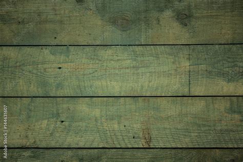 Old Rustic Weathered Green Wood Background Rough Boards Stock Photo