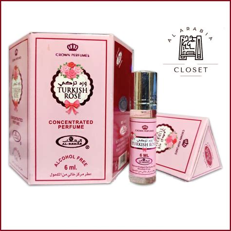 Turkish Rose Al Rehab Perfume 6ml 100 Original Minyak Wangi Attar