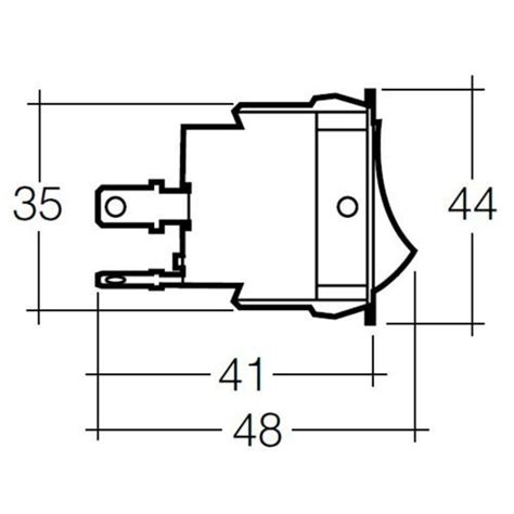 Narva Off Momentary On Heavy Duty Rocker Switch A At V A At