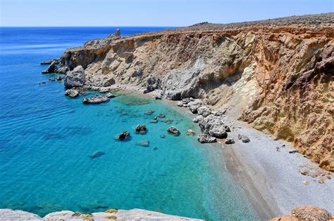 Agios Nikitas Beach Agia Paraskevi Crete Island On The Map With