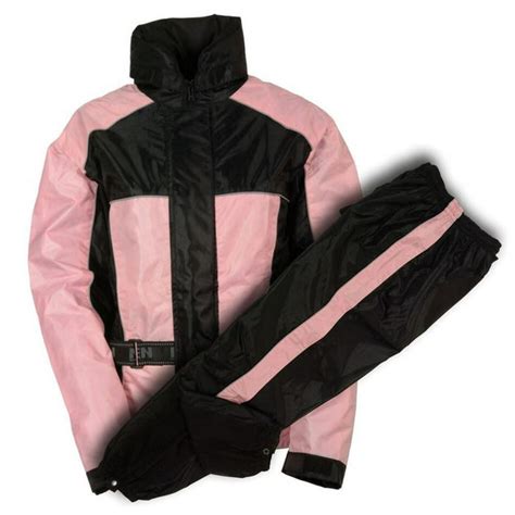 Milwaukee Ladies Rain Suit Water Proof Wreflective Piping Pink