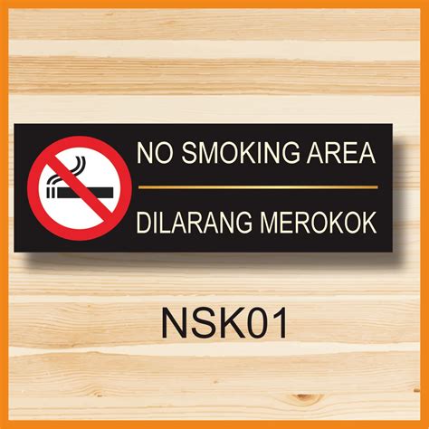 Jual Dilarang Merokok Stiker No Smoking Hiasan Dinding Stiker Dilarang