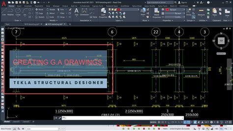 Creating General Arrangement Drawings In Tekla Structural Designer