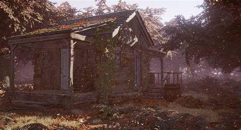 Artstation Autumn Cabin Amber Edwards Art Station Unreal Engine