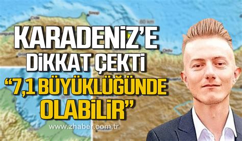 Öğüt Karadenizde 7 1 büyüklüğünde deprem olabilir