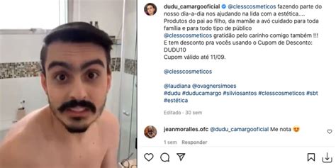 Dudu Camargo após escândalo gay surge global e vídeo íntimo vaza