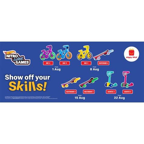 Mcdonald S Happy Meal Toys Hot Wheels Nitro Junior Games Shopee Malaysia