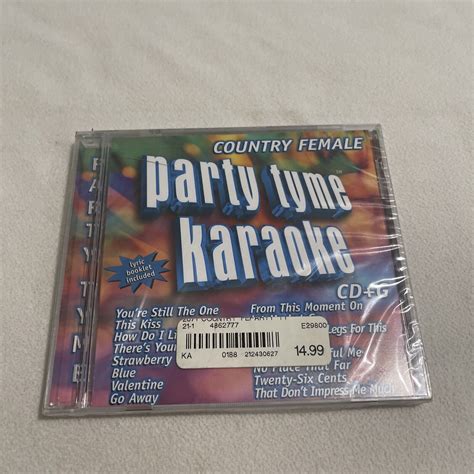 Party Tyme Karaoke New Country Female By Sybersound Cd Lyric Booklet Included 610017101739 Ebay