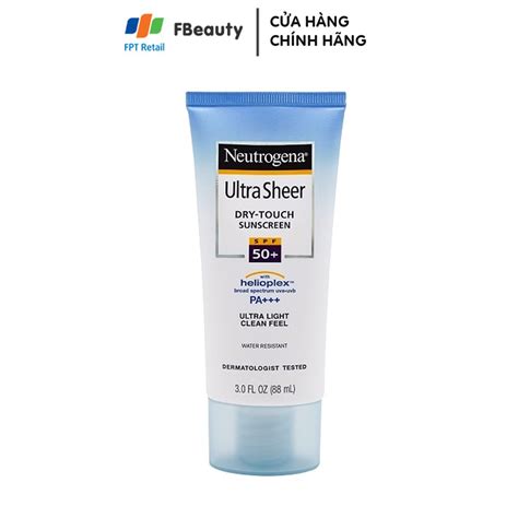 Kem Chống Nắng Neutrogena Ultra Sheer Spf50 88ml Shopee Việt Nam