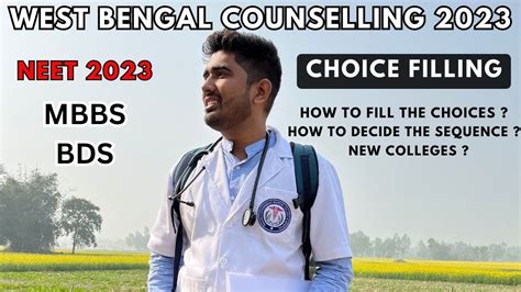 Choice Filling In Neet Ug West Bengal West Bengal Neet Counselling