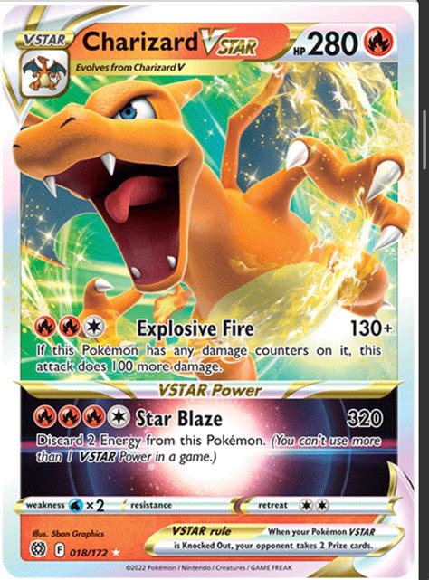 Charizard V Star 018172 English Brilliant Stars Pokemon Card Etsy