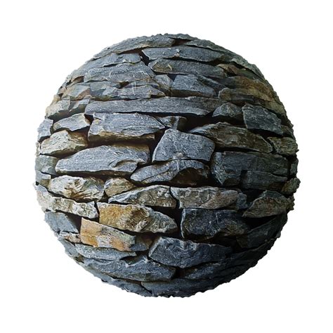 Dry Stone Wall Free Stone Materials Blenderkit