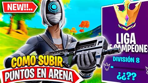 Como SUBIR Puntos en ARENA Fácil y Rápido en la Temporada 6 Fortnite 2