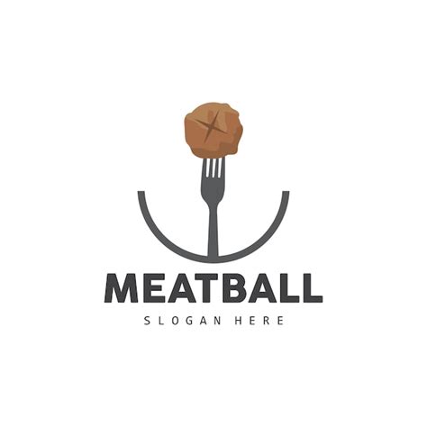 Premium Vector Meatball Logo Vector For Food Stall Brand Fast Food