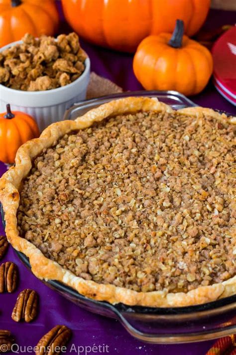 Streusel Pumpkin Pie Recipe Pumpkin Pie Food Processor Recipes Streusel