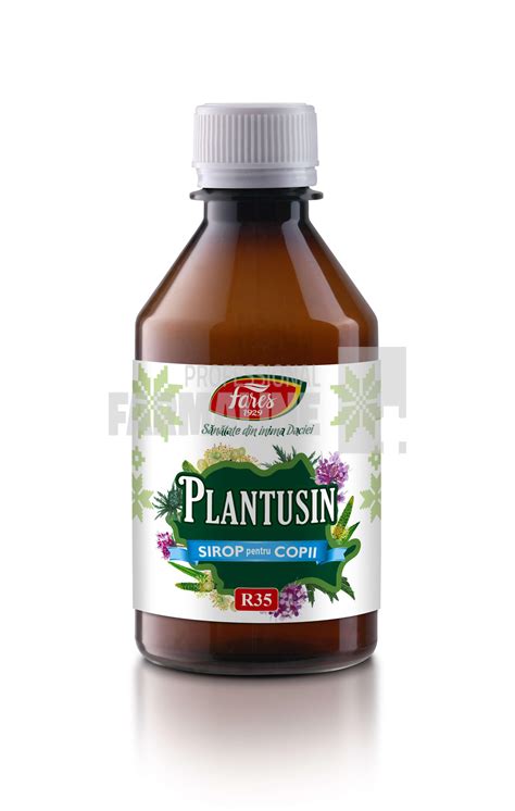 Plantusin Sirop Cu Fructoza Pentru Copii 1 Luna 250ml La Pret Mic