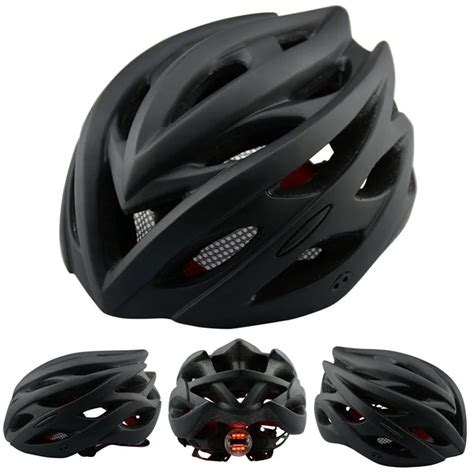 Matte Black Bicycle Cycling Helmet Ultralight Adult Sport Helmet ...