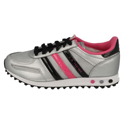 Girls Adidas Originals Trainers LA Trainer K | eBay